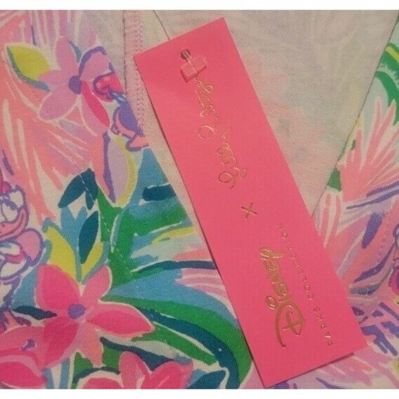 Disney Parks Lilly Pulitzer Dress Small Lorina Tiered Flowy Minnie‎ Dais… - Picture 4 of 4
